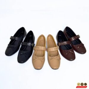Sepatu Flat Aksen Pita Cantik