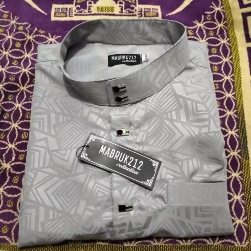 Kemeja Koko Emboss Pria