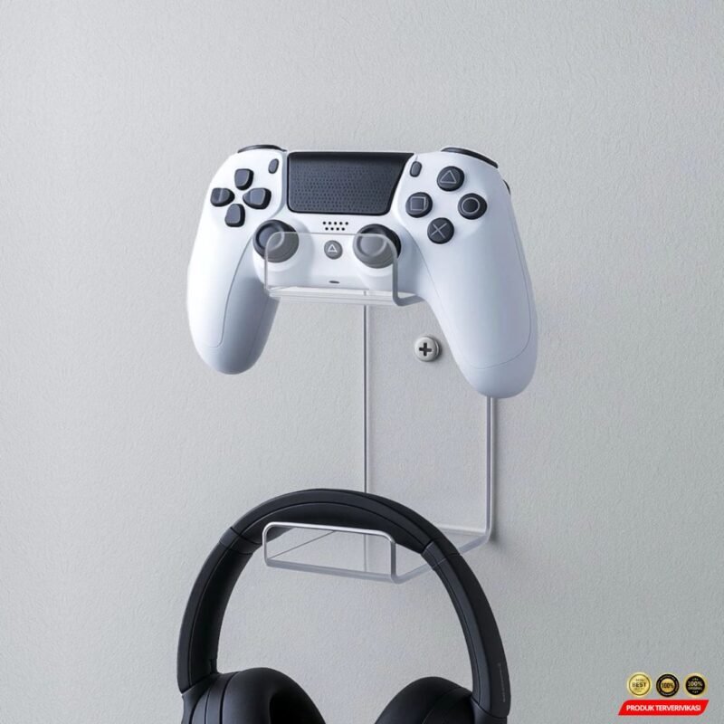 Stand Holder Stik PS 3 4 5 Akrilik Gaming Coinsole Switch Hanger - Image 7