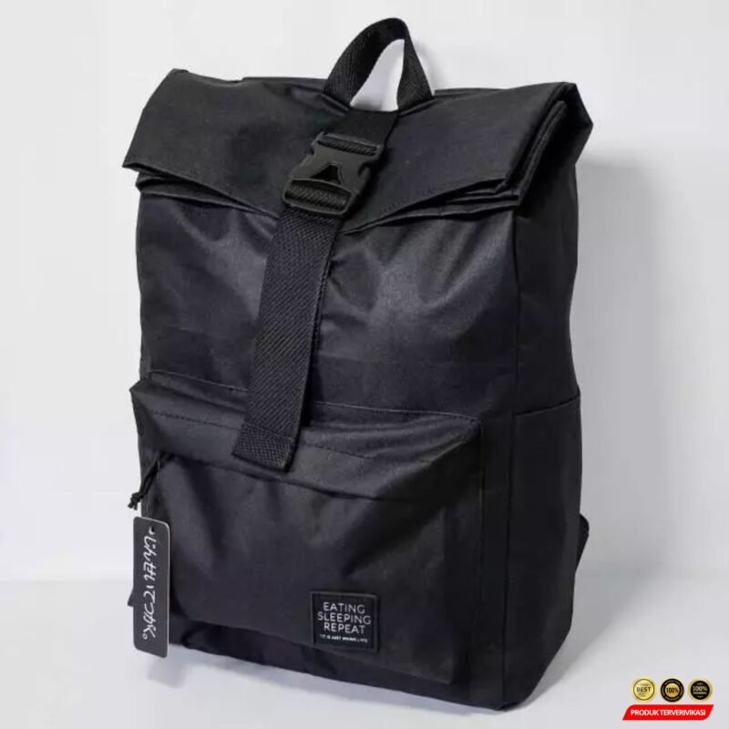 Ransel Laptop Outdoor Rolltop – Stylish, Muat Banyak, dan Nyaman Dipakai - Gambar 5