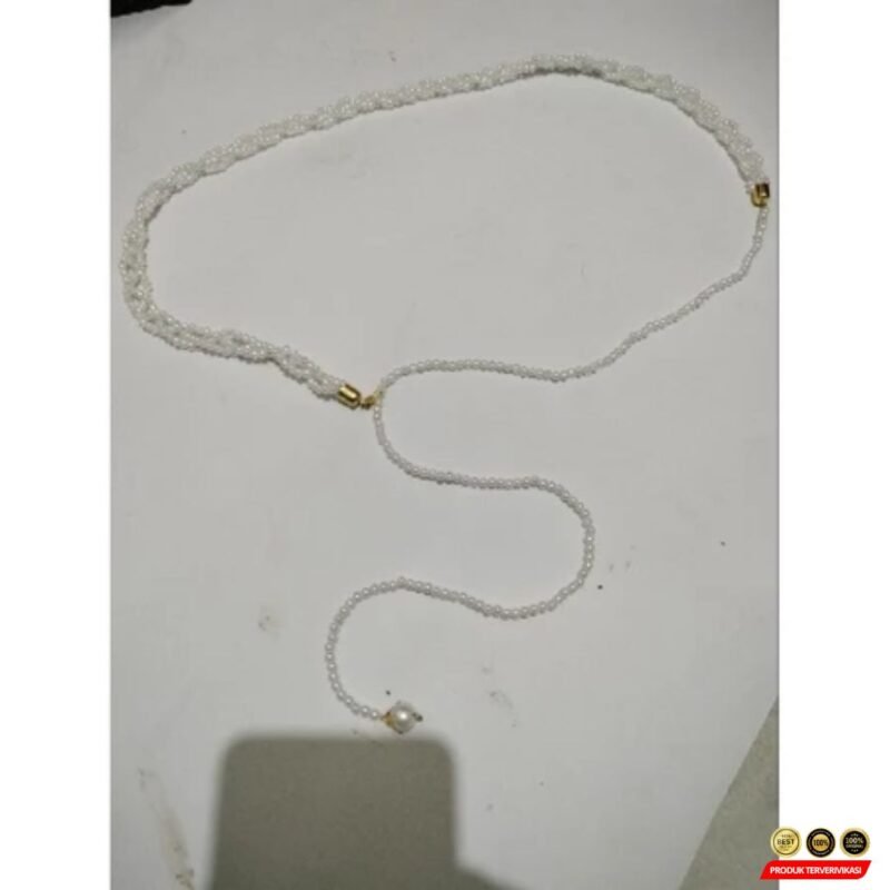 Belt Mutiara Wanita Elegan Ikat Pinggang Fashion Aksesoris Kekinian - Gambar 2