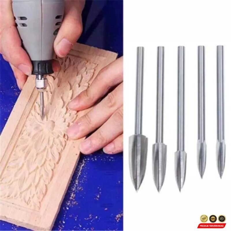 Set Mata Bor Ukir Kayu - Cutter Presisi untuk Wood Carving
