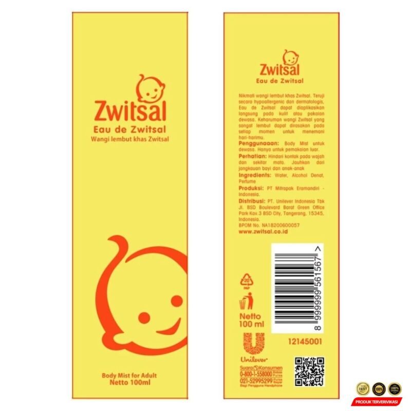 Zwitsal Body Mist Spray 100 mL - Gambar 2