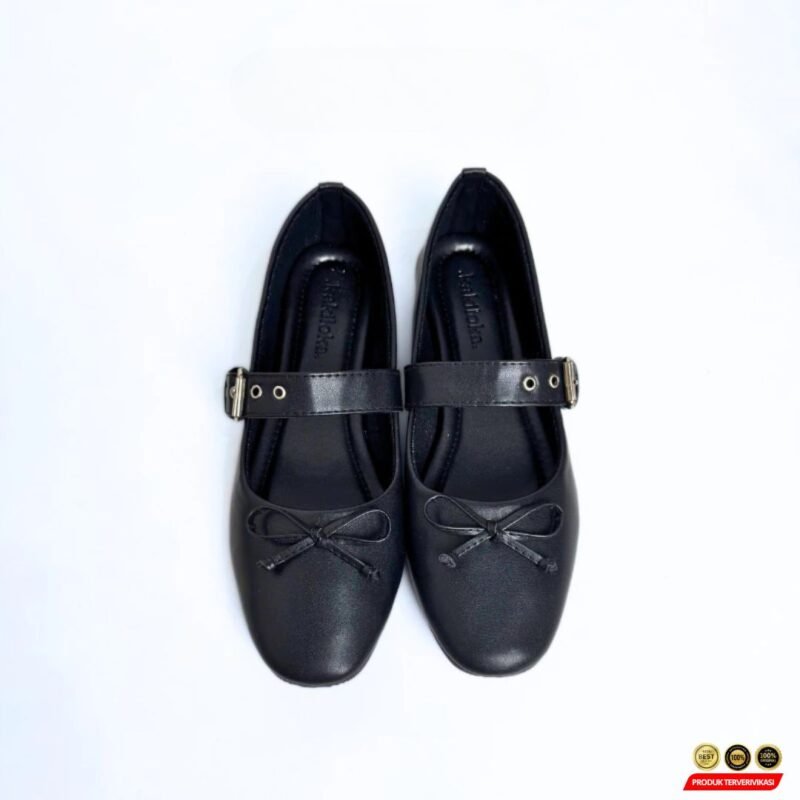 Sepatu Flat Aksen Pita Cantik