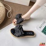 Sandal Jelly Wanita Penpr - Slip On Flatshoes Cantik Kupu Bunga Terbaru 2025