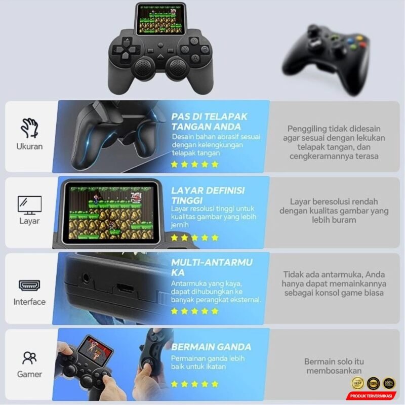 Konsol game portabel Game genggam retro