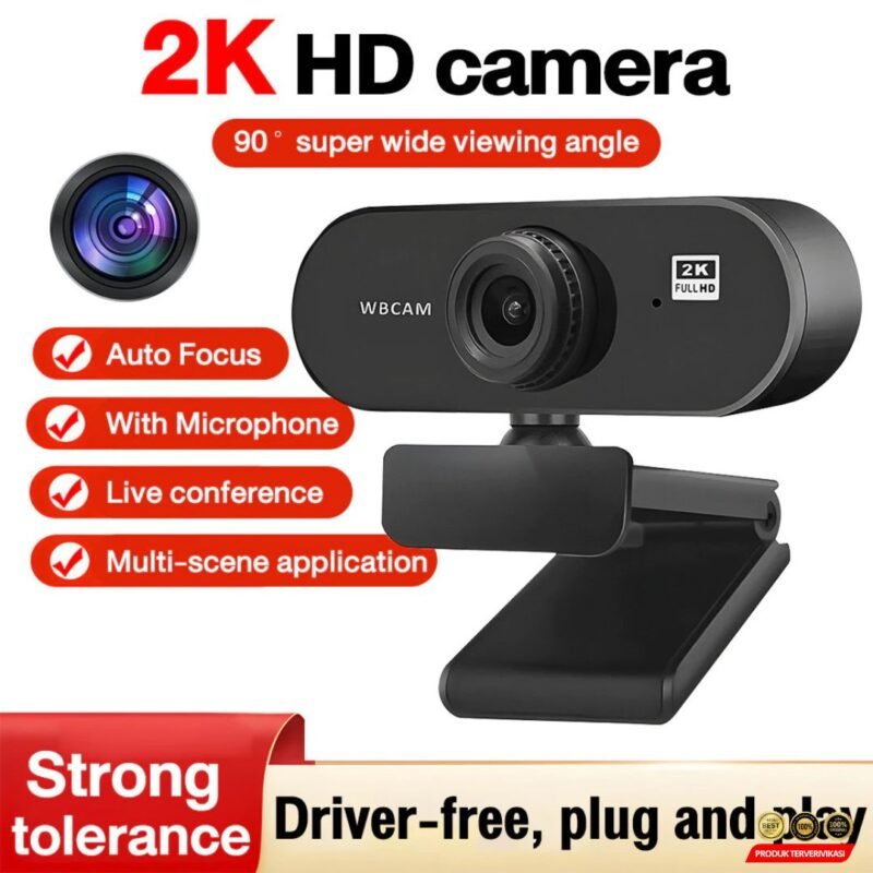 Webcam Full HD 1440P - Kamera Sudut Lebar 90° - Gambar 7