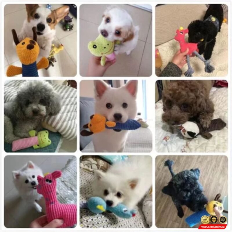 Mainan Gigitan Anjing & Kucing Boneka
