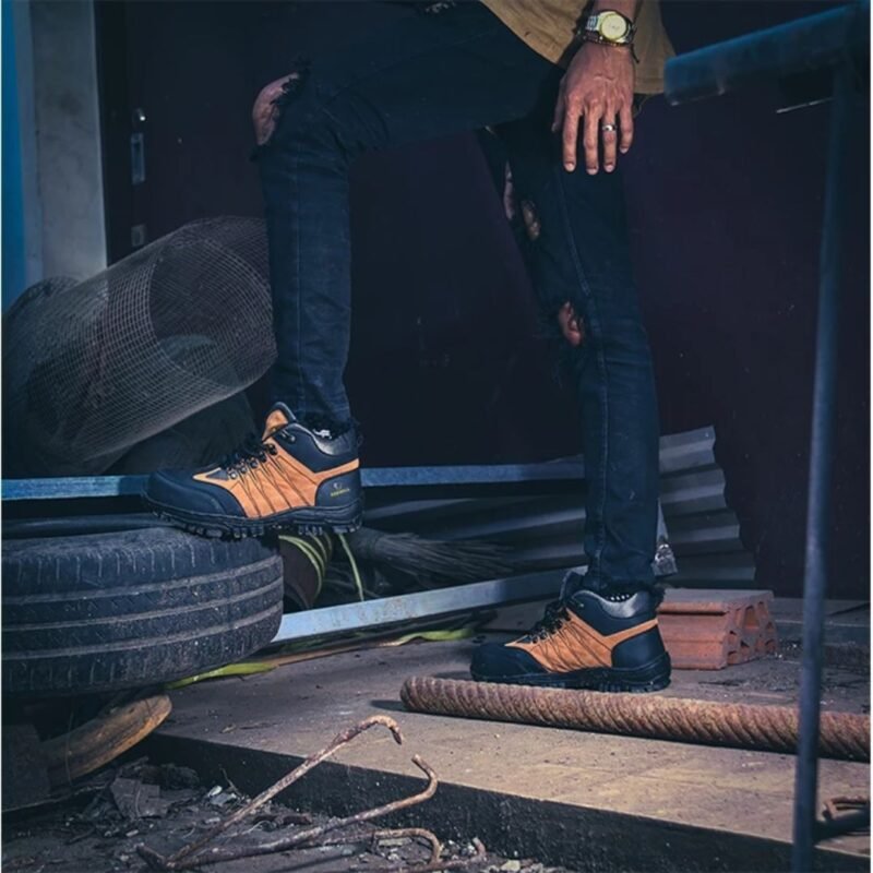 Sepatu Safety Boots Pria Fashion Pria - Gambar 9