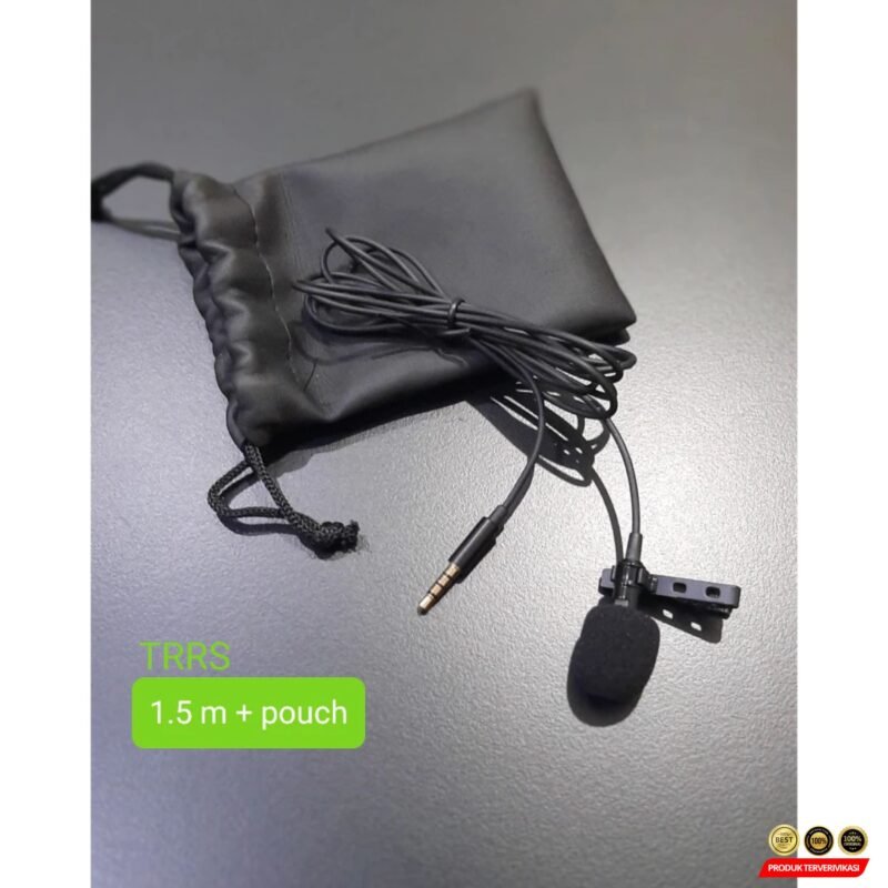 Microphone Jepit Clip-On – Kabel Panjang 1.5–6 Meter, Kualitas Mantap - Image 3