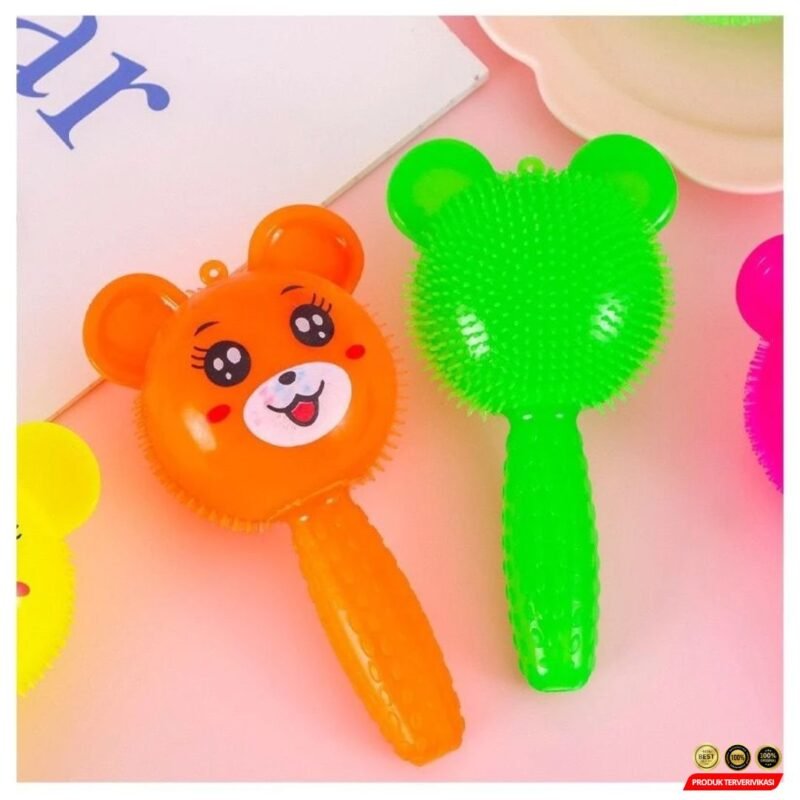 Mainan Pencet Rubber Stick dengan Lampu & Suara