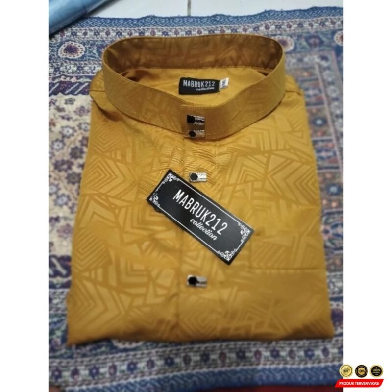 Kemeja Koko Emboss Pria