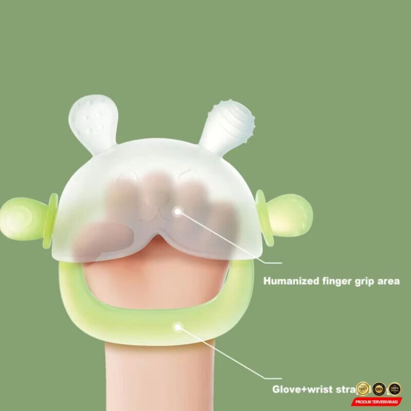 Gelang Teether Bayi Silikon | Mainan Gigitan Lembut & Aman untuk Tumbuh Gigi - Image 8