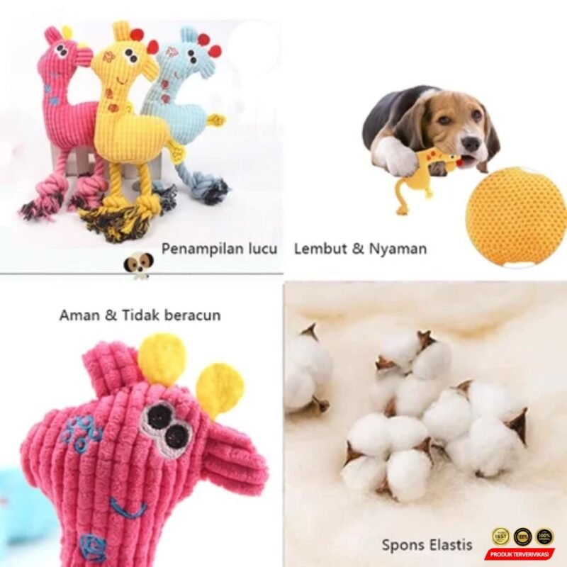 Mainan Gigitan Anjing & Kucing Boneka