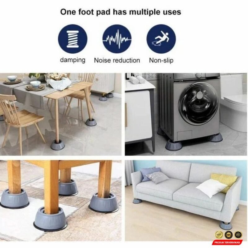 Tatakan Mesin Cuci Anti Getar & Anti Slip Alas Kaki Portable 1 PCS - Gambar 4