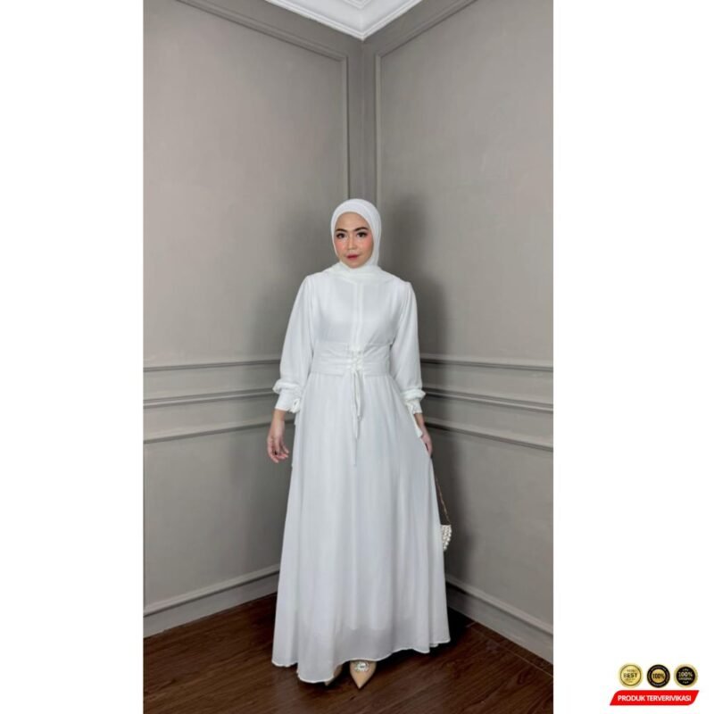 Dress Aluna Gamis Syar’i Simple Elegan - cocok Acara Formal.