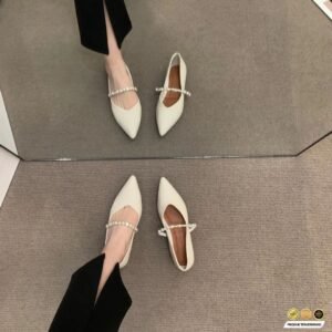 Flatshoes Mary Jane Wanita Hitam