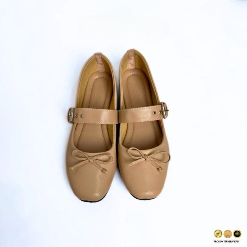 Sepatu Flat Aksen Pita Cantik