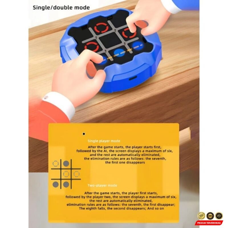 Tic Tac Toe Konsol permainan / Memori Game Whack A Mole - Gambar 7