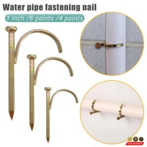 Set 50 Klem Pipa Air + Paku Klip Beton - Cegah Pipa Kendor