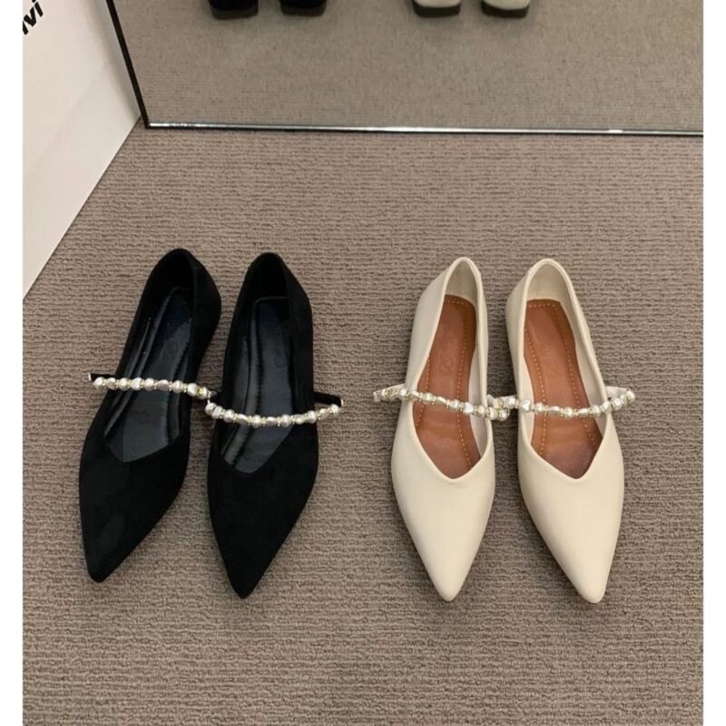 Flatshoes Mary Jane Wanita Hitam