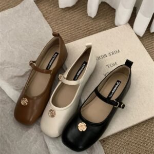 Sepatu Flatshoes Wanita Korea Elegan