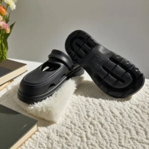 Sandal Wanita, Pakai Luar Musim Panas, Sandal Mary Jane dengan Lubang, Versatil Anti Licin