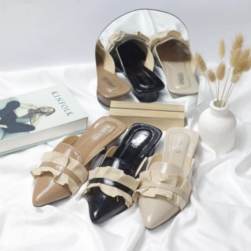 Sepatu Sandal Mules Wanita
