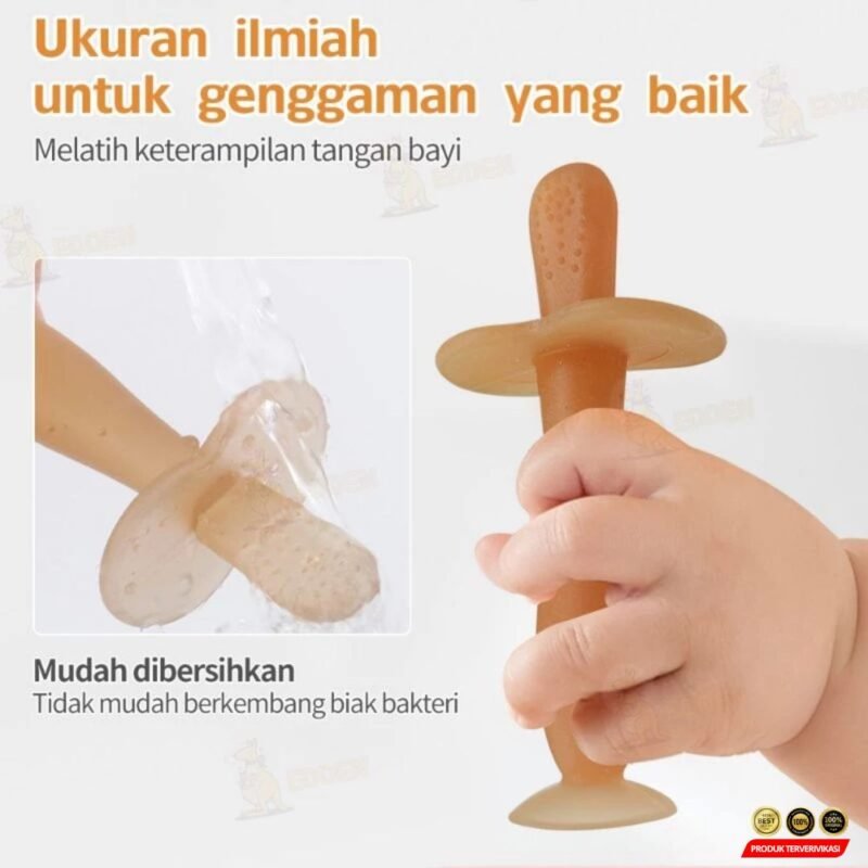 Silikon Teether Bayi Model Tongkat