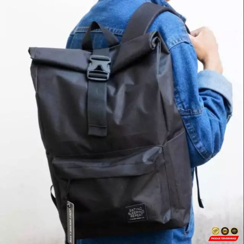 Ransel Laptop Outdoor Rolltop – Stylish, Muat Banyak, dan Nyaman Dipakai - Gambar 3