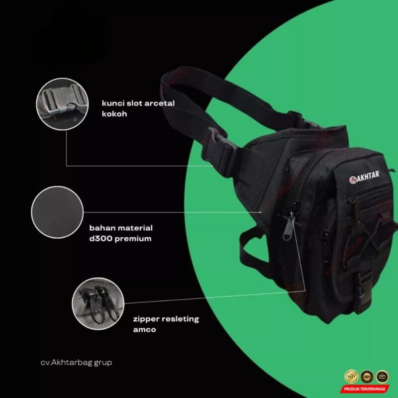 Tas Tactical Pria – Model Paha, Pinggang & Slempang
