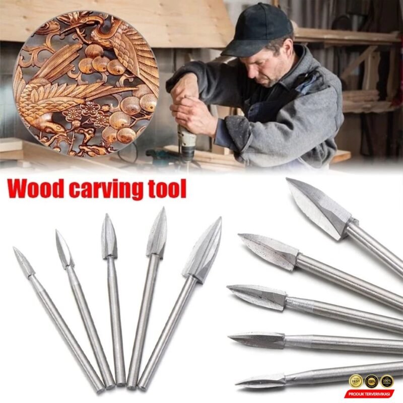 Set Mata Bor Ukir Kayu - Cutter Presisi untuk Wood Carving