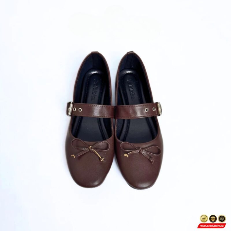 Sepatu Flat Aksen Pita Cantik