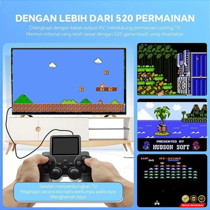 Konsol game portabel Game genggam retro