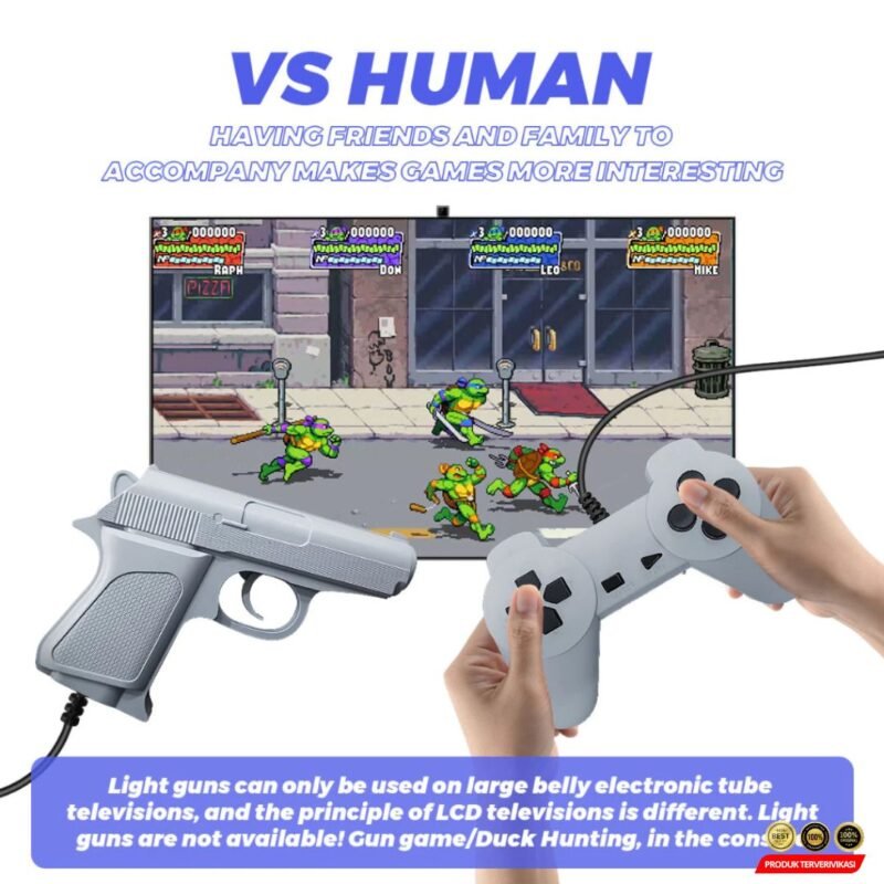 Nintendo game retro console 8bit TV version video game console - Gambar 5