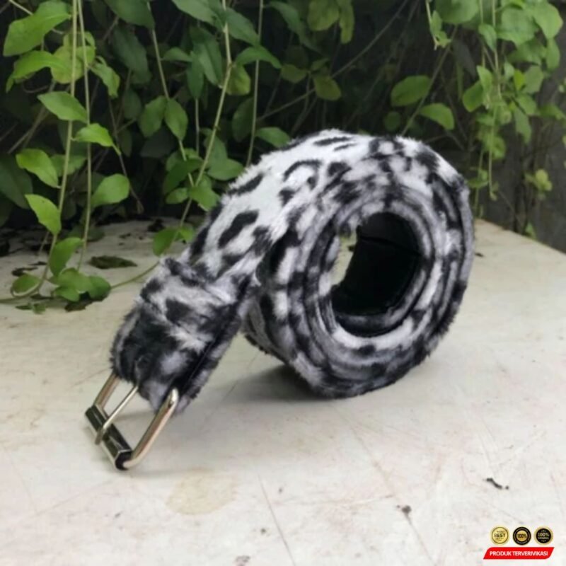 Ikat Pinggang Motif Leopard Belt Unisex Stylish untuk Pria & Wanita - Gambar 5