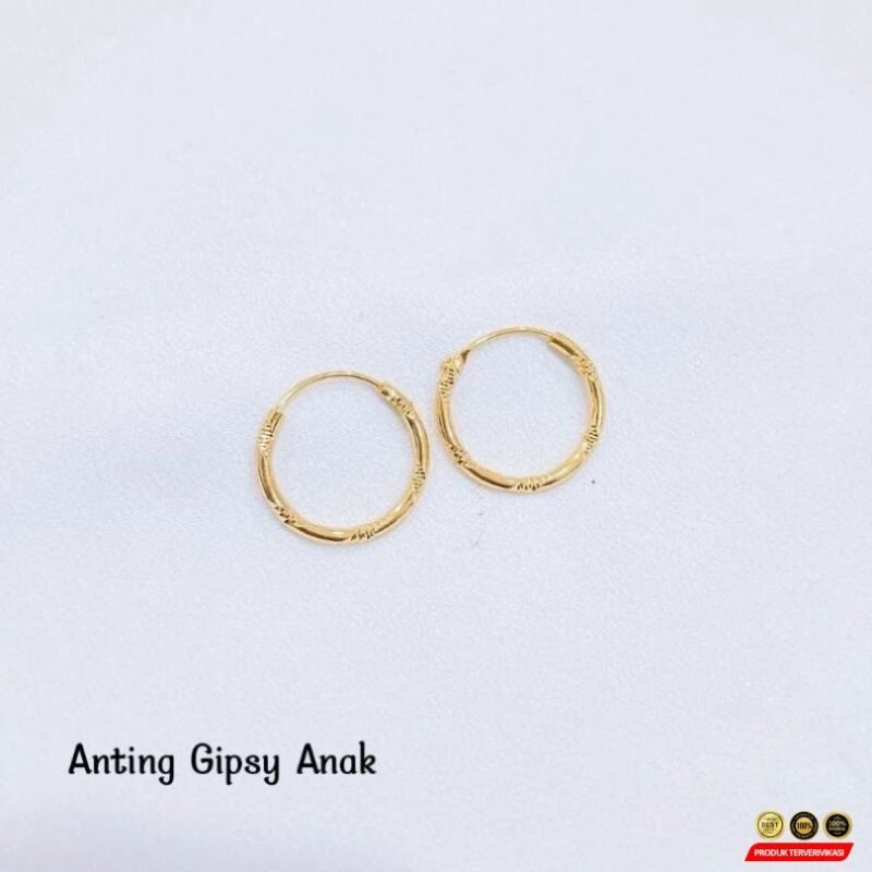 Anting Klip Titanium Elegan - Model Gandul Kotak