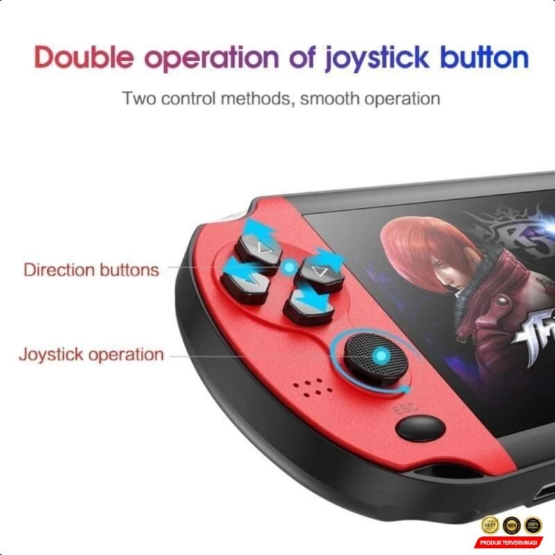 layar besar dual joystick retro game arcade handheld