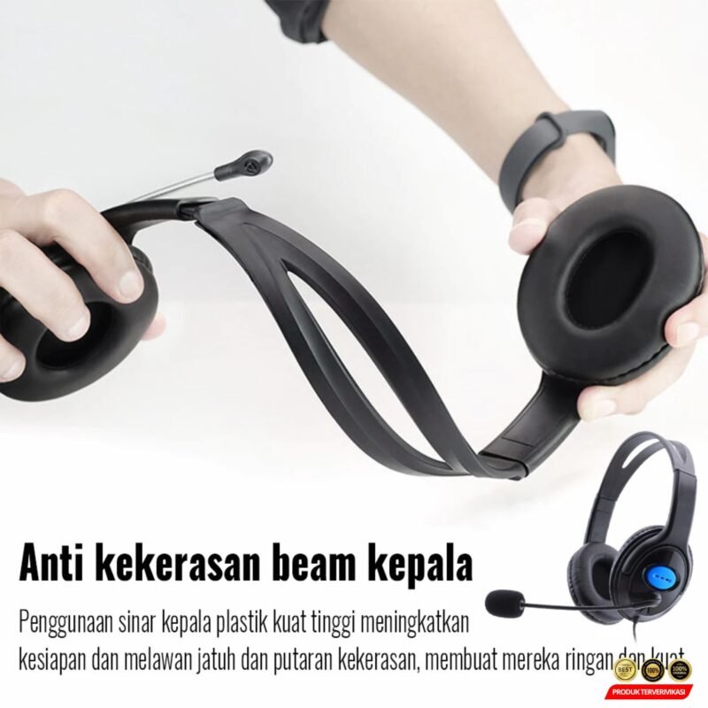 Headphone Gaming Bando – Suara Stereo Bass