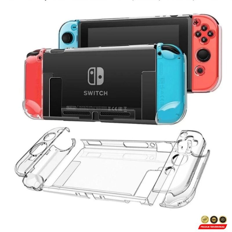 Crystal Hardcase Case Nintendo Switch Console JoyCon Casing Switch PC Bening TNS 1710 - Image 3