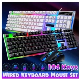 keyboard mouse gaming 1 set Mechanical RGB