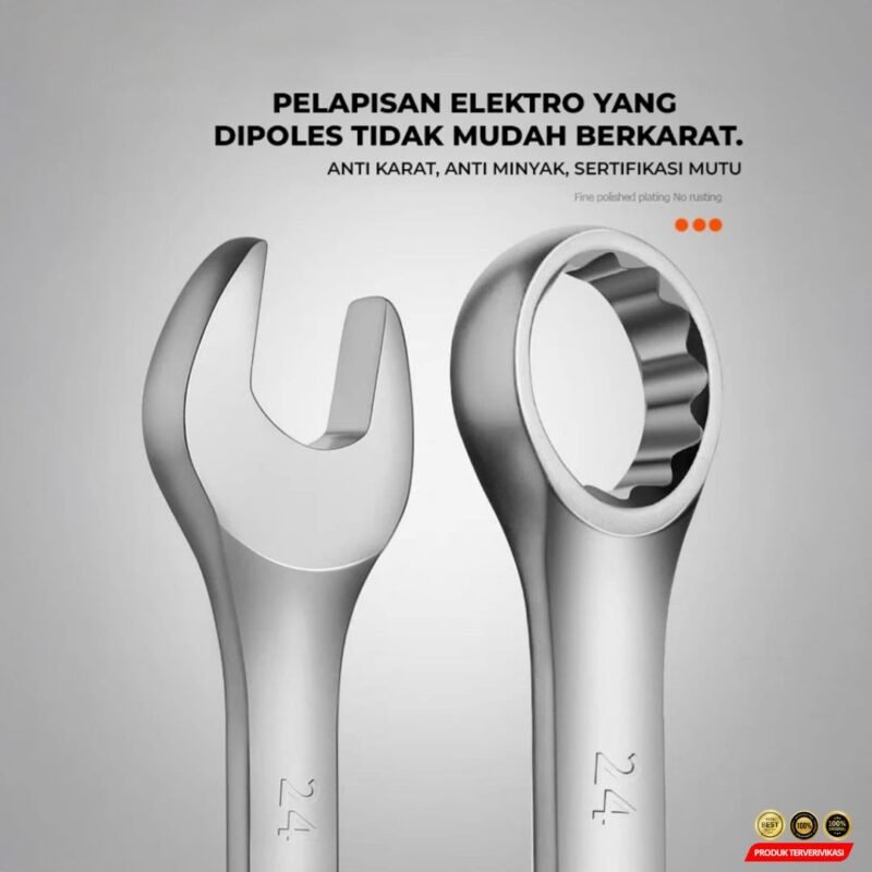 Kunci Ring Pas CUTA Combination Spanner Kelas Industri - Image 4