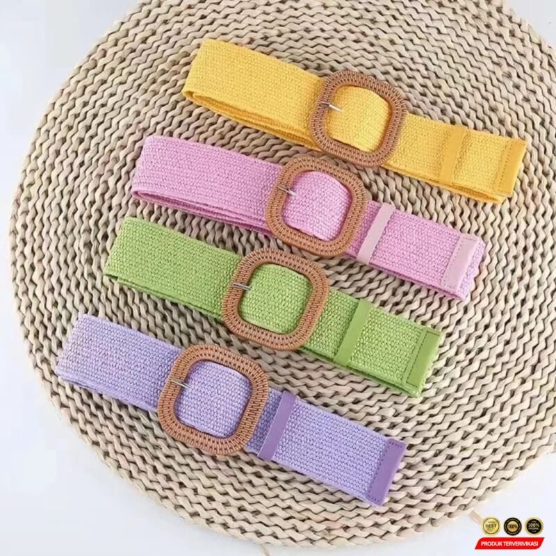 Ikat Pinggang Wanita Metal Buckle – Sabuk Fashion Korea Casual Elegan - Gambar 6
