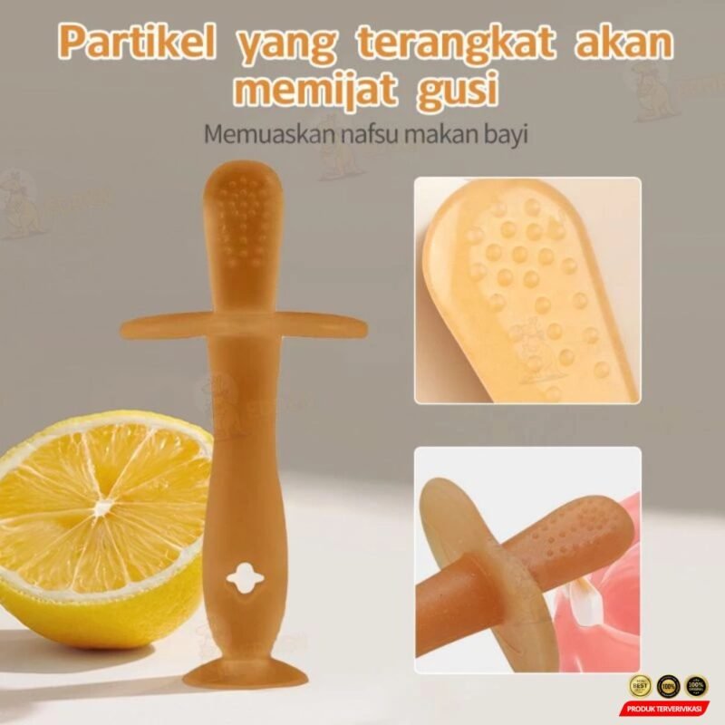 Silikon Teether Bayi Model Tongkat