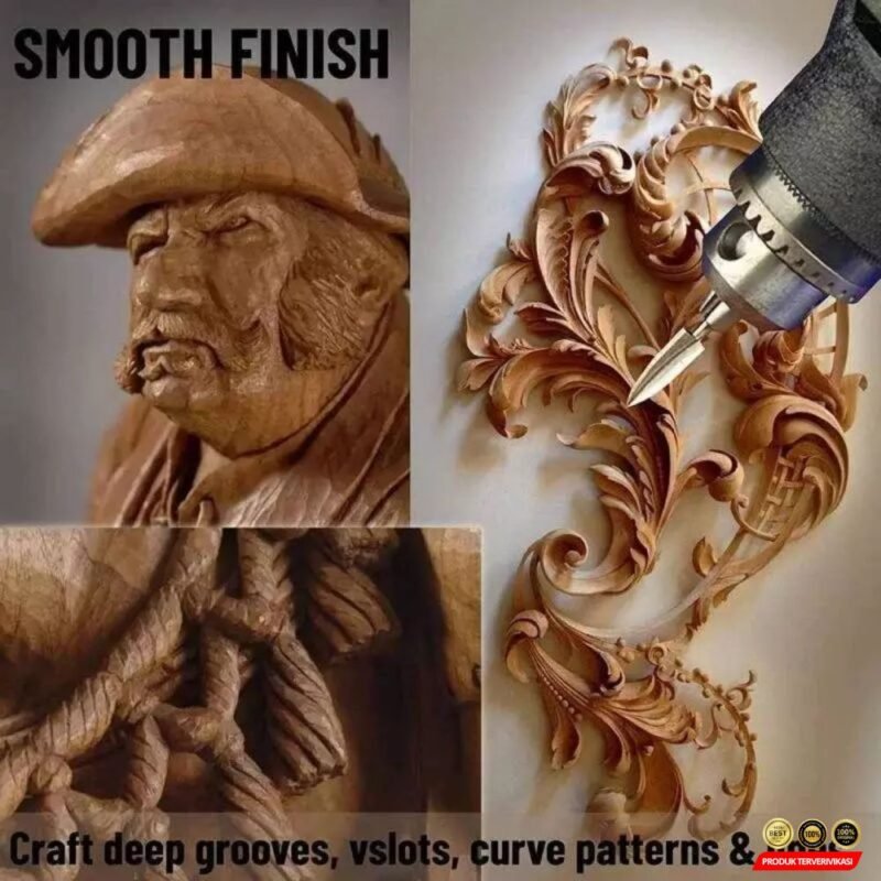 Set Mata Bor Ukir Kayu - Cutter Presisi untuk Wood Carving
