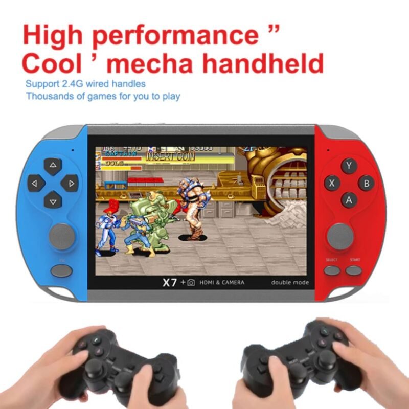 Handheld X7+ Game Console With Camera 4.3 Inch Screen HD Compatible Dual Joystick - Image 3
