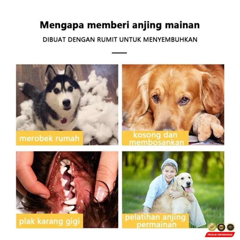 Mainan Gigitan Anjing & Kucing Boneka