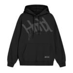 Hoodie Pria Hitam Fleece
