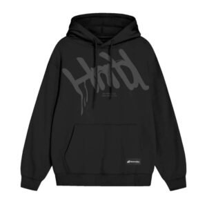 Hoodie Pria Hitam Fleece