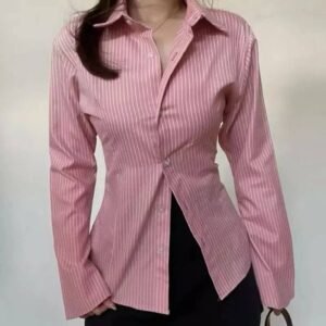 Kemeja Stripe Shirt Kemeja